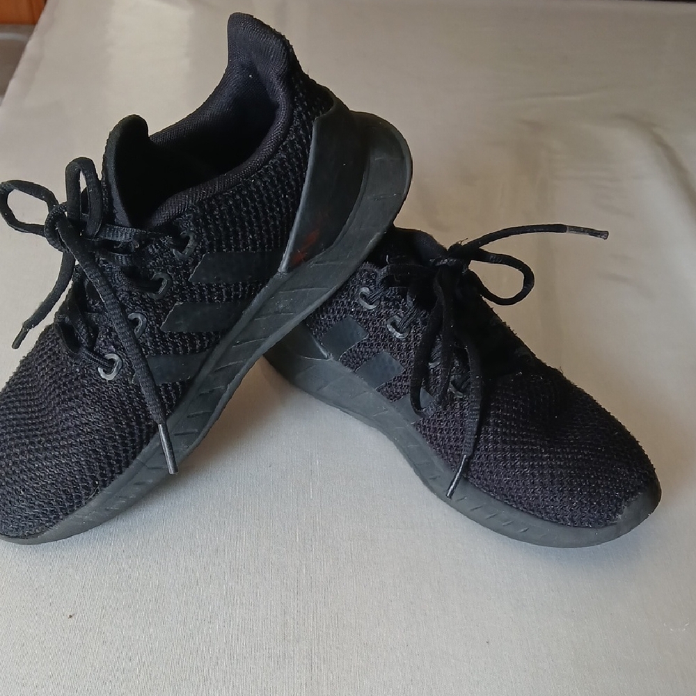 adidas Kids Black Knit Sneakers